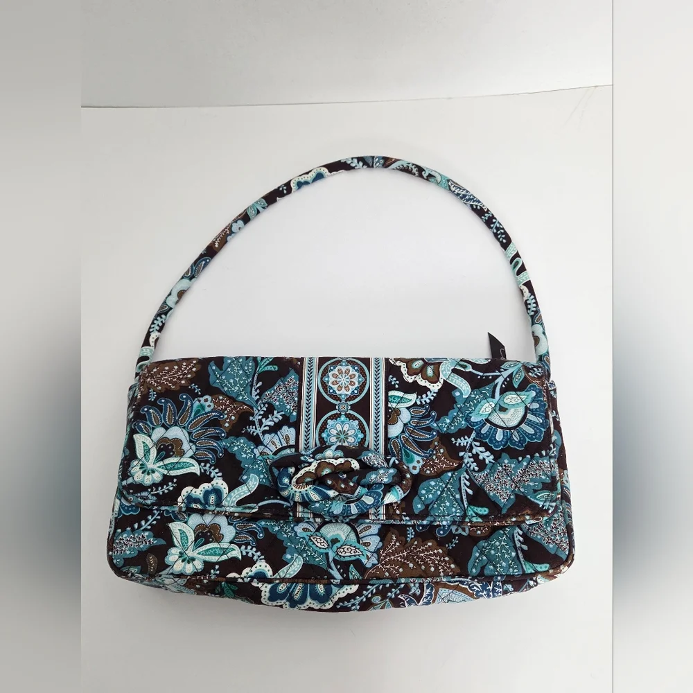 Vera Bradley Knot Just A Clutch Totally Turq Shoulder Bag